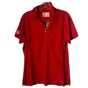 Chic Fil A Team Style Polo Shirt Women's Large Red SS Employee Uniform